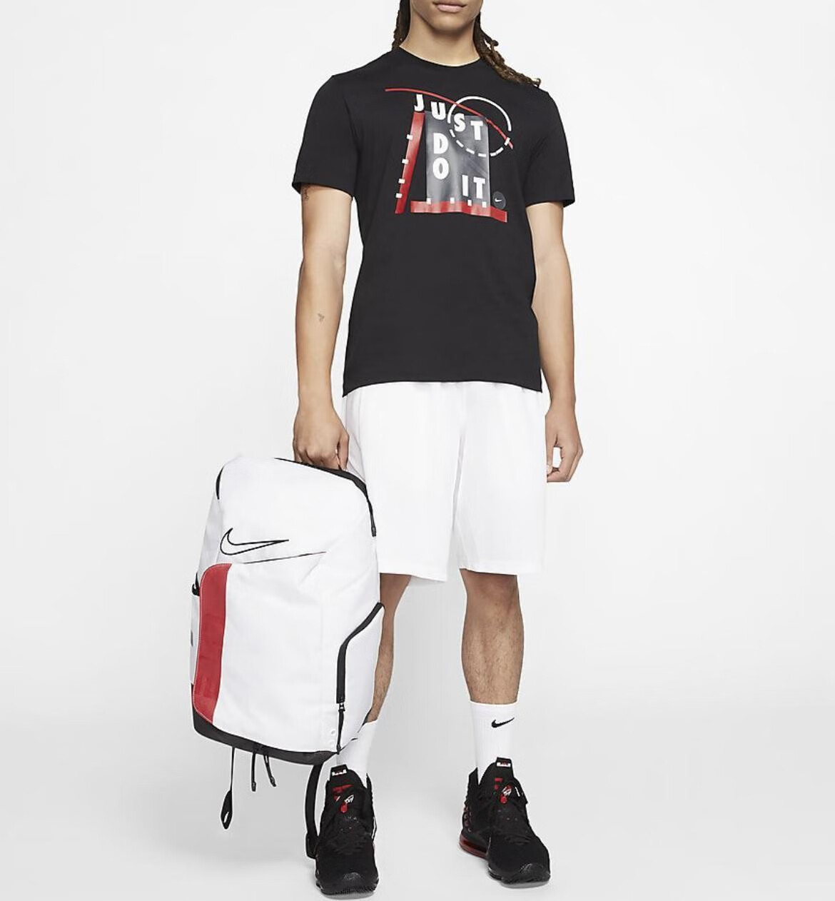 耐克(nike)双肩包男女usa大容量校园学生气垫书包旅行训练背包 ba6164