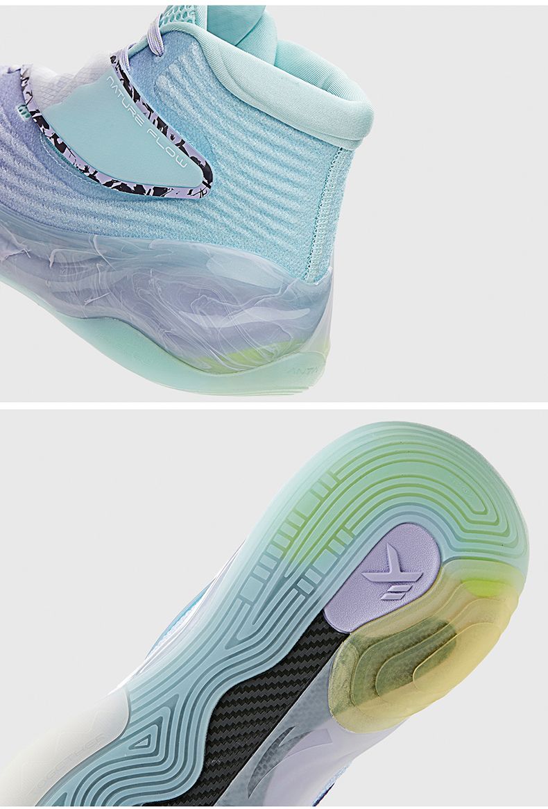 kt6安踏kt6汤普森男子篮球鞋2022新品室内外场缓震耐磨高帮泼墨六代正