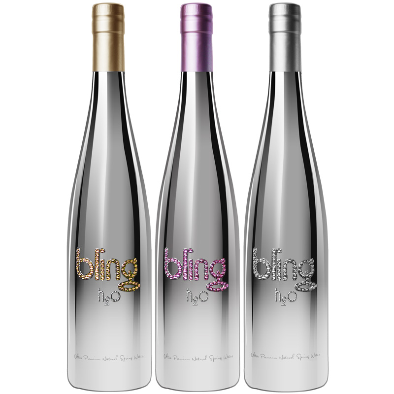 blingh2o天然高端矿泉水750ml12瓶