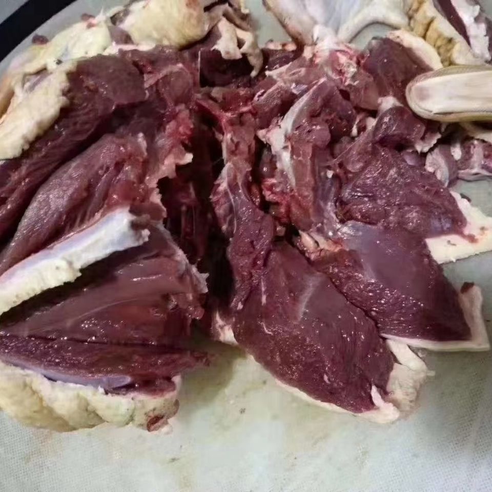 东北特产大雁查干湖周边大雁鹅现杀速冻5-10斤净重礼盒送礼大雁肉 8-9