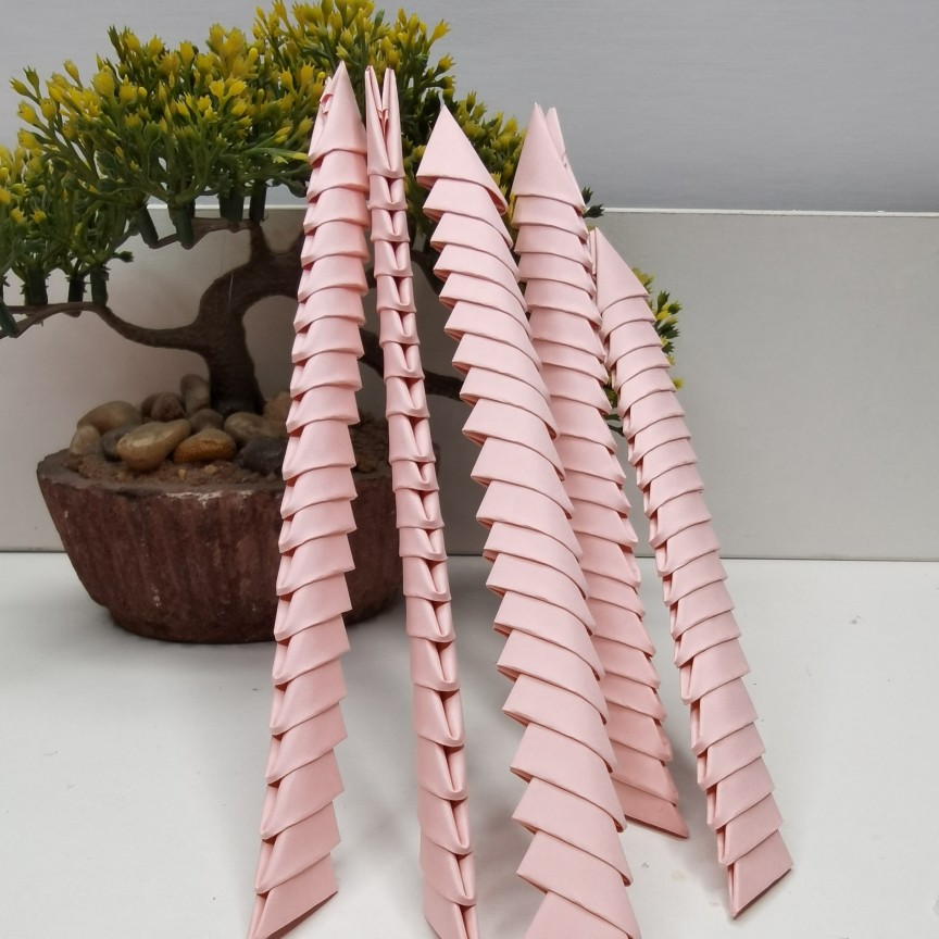 三角插半成品三角插半成品46折学生手工课三角片100个三角现货折纸