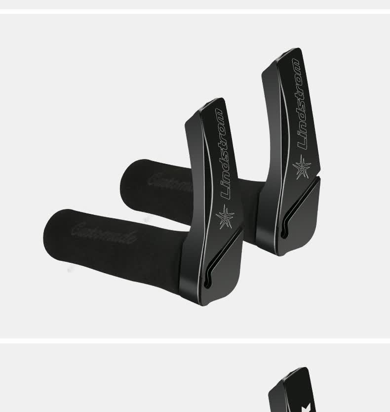 自行车副把铝合金羊角牛角把山地车小副把自行车握把套车把手通用shh