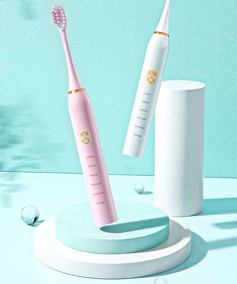 kinseibeauty金正电动牙刷成人家用usb充电式声波软毛男女防水情侣