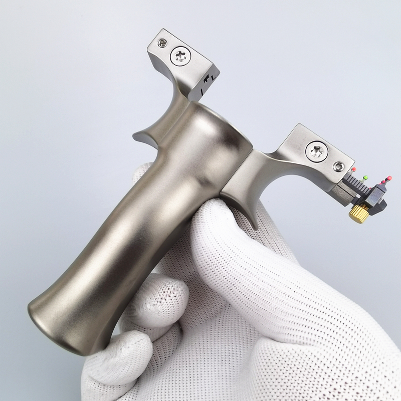 钛合金tc21凤凰9代扁皮弓成人实战弹工器竞技 锁凤9代(木柄80-20)套