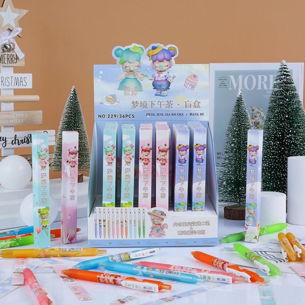229梦境下午茶盲盒笔 6个盲盒【6支笔加书签】【图片 价格 品牌 报价