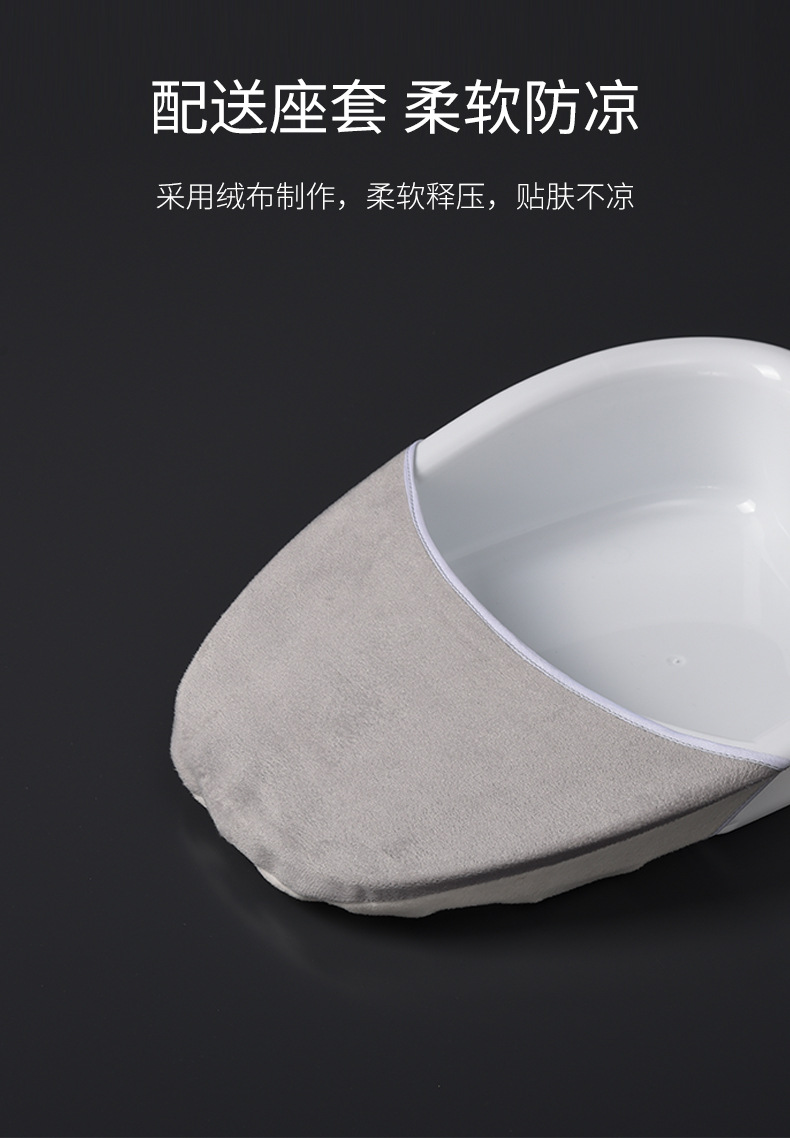 高端便盆老人卧床男女病人瘫痪躺床上做便器家用扁马桶接大便神器高端