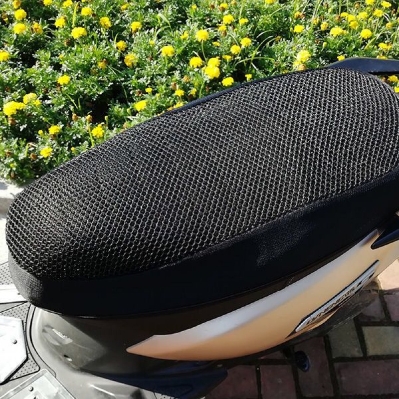 电动车座套电瓶车坐垫套防晒摩托车座垫套透气冰丝踏板电瓶车座套冰丝