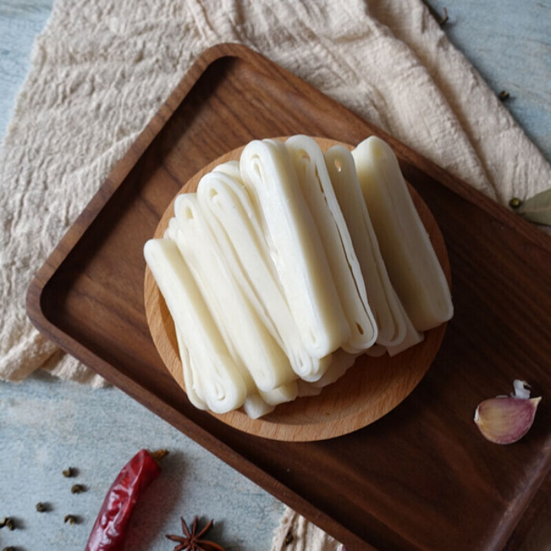 贵州铜仁特产盘子粉 农家手工宽米粉 河粉 气粉 小吃早餐米皮 5斤盘子