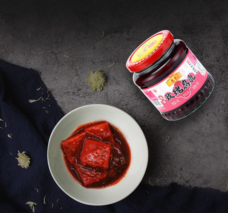 鼎丰古方玫瑰腐乳 350g/瓶 鼎丰豆腐乳香郁玫瑰腐乳上海特产霉豆腐红