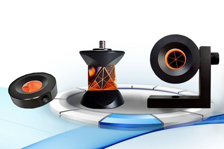 徕卡通用小棱镜全站仪小棱镜带四节杆通用迷你l型棱镜102小棱镜南方