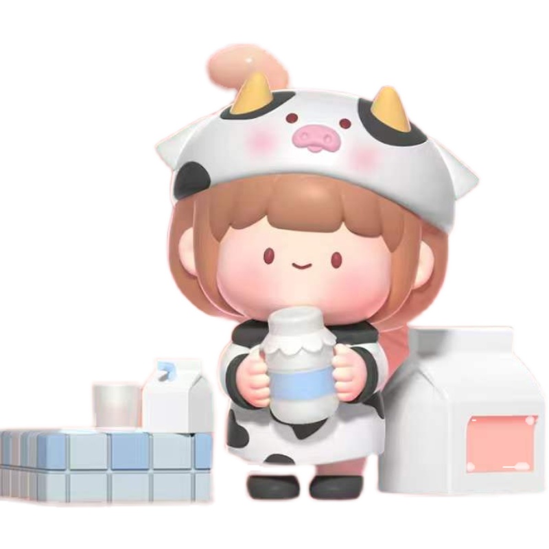 肉肉酱盲盒甜点小镇系列确认款潮玩创意动漫公仔节日礼物一套小隐藏