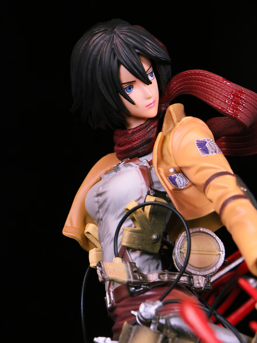 万代(bandai)动漫进击的巨人2三笠阿克曼利威尔兵长公仔艾伦巨人玩偶