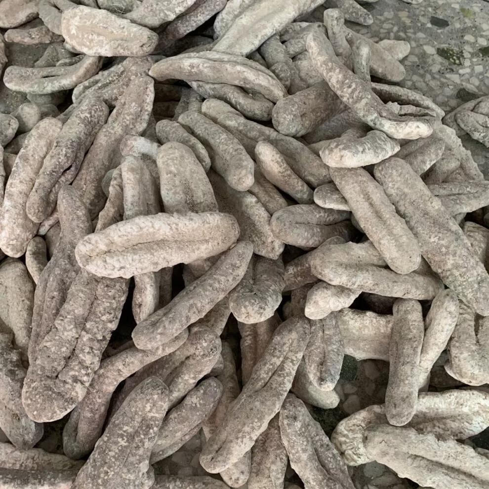 【年货】进口猪婆参 野生干货海参淡干澳洲非洲黑白花猪婆乌石参2-3头