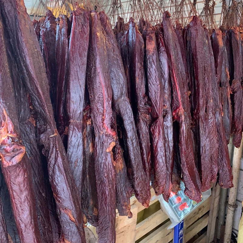 湖南腊牛肉黄牛肉干巴云南特产农家腌腊肉食品半干500g 小条腊牛肉2斤