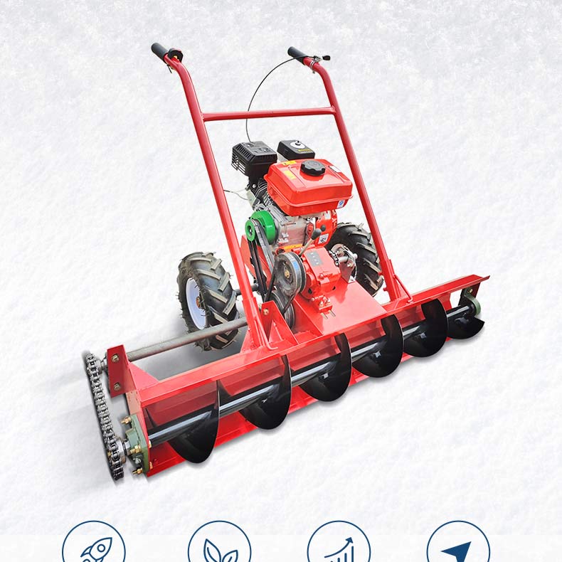 小型清雪机设备扫雪机手推铲雪车电动燃油自走式小区物业道路除雪机
