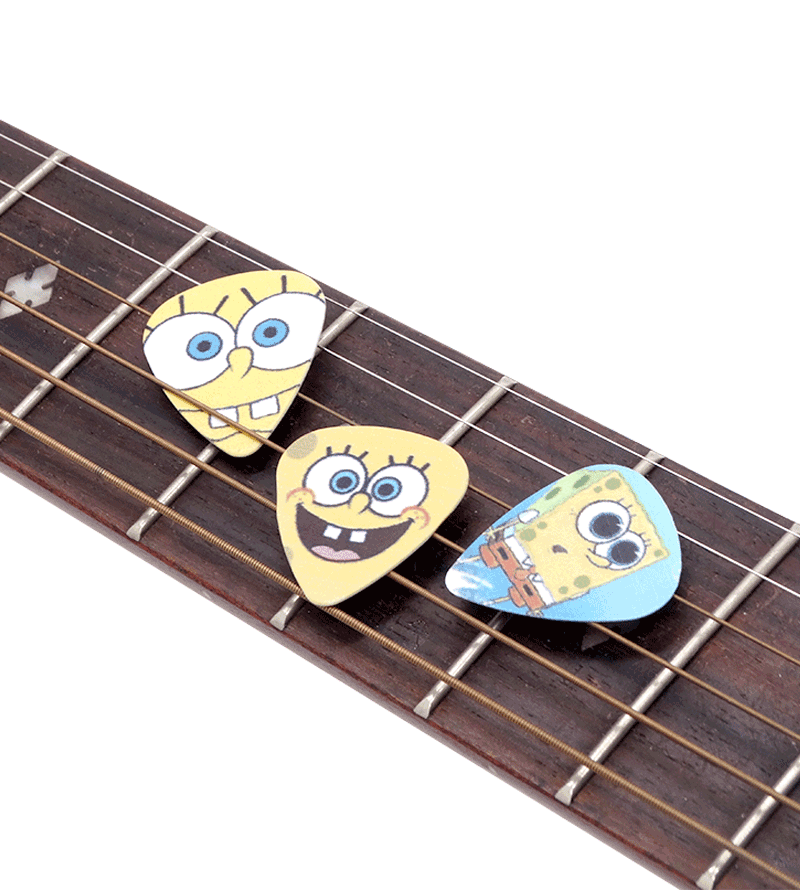 吉他拨片电木吉他拨片弹片可爱防滑耐磨酷炫卡通古典吉他拨片磨砂拨片