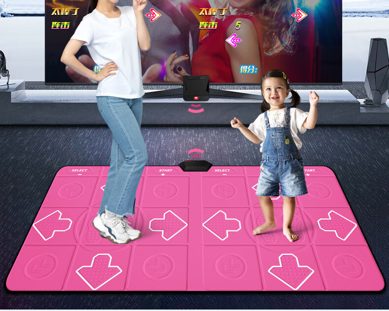 小霸王twt01升级版跳舞毯游戏机双人无线家用体感游戏机电视儿童 t01