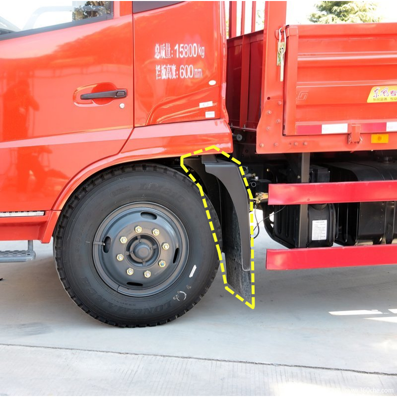 适配东风天锦商三环昊龙大货车驾驶室前轮后挡泥板总成挡泥皮压条东风