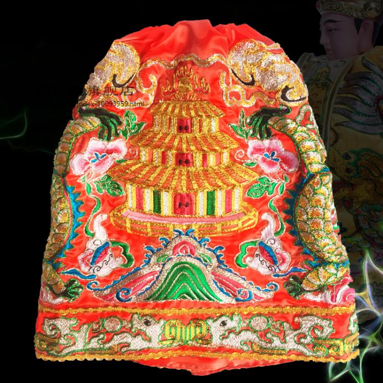 【供奉佛像神明衣】刺绣龙袍神像披风佛像斗篷关公披风神明披风菩萨衣