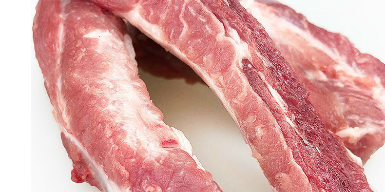 橙臻鲜 黑猪纯肋排直排新鲜排骨农家散养黑猪肉纯直排红烧排骨 黑土猪