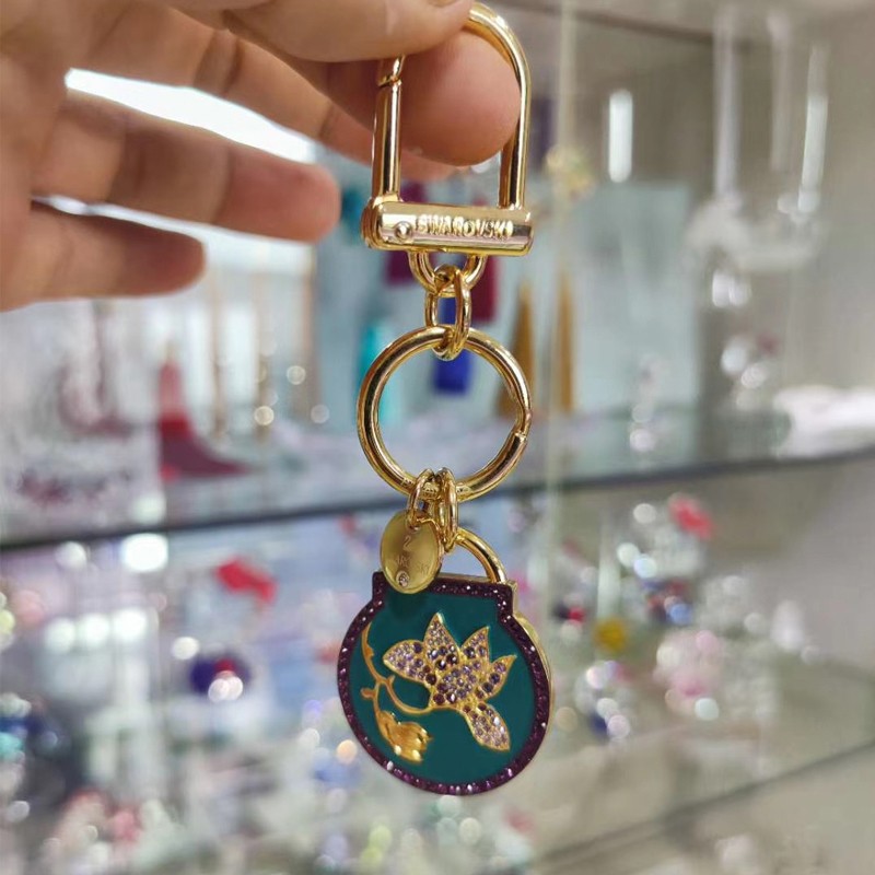 swarovski施华洛世奇挂件仿水晶满钻金属钥匙扣包挂结婚女友礼物故宫