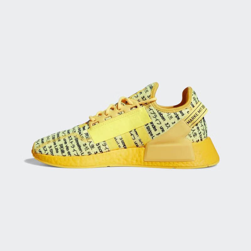 阿迪达斯adidas 男鞋 新款nmd_r1 v2缓震透气舒适 运动休闲跑步鞋男