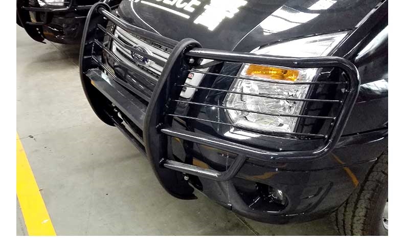 适用江铃福特新世代全顺车改装前后不锈钢保险杠v348铁防撞杠加厚铁制