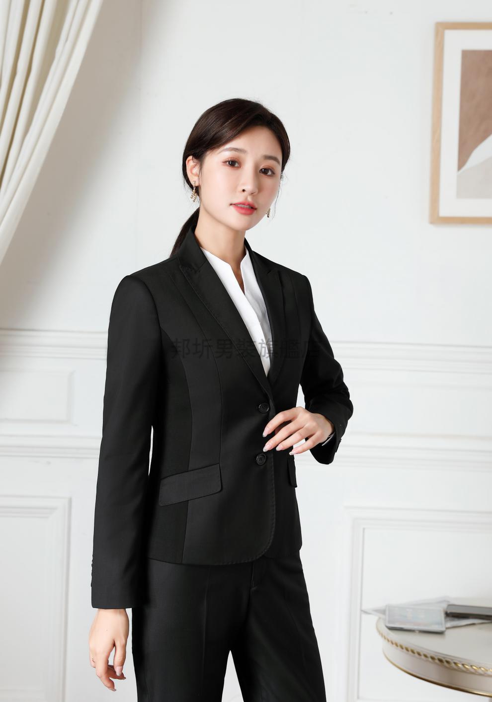 奔驰4s店长袖衬衫工作服销售职业工作服新款女士衬衣工装西装裤修身西