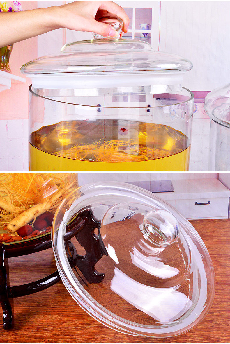 加厚泡酒玻璃瓶专用酒瓶50斤大容量10斤泡药酒坛子带龙头罐号超大