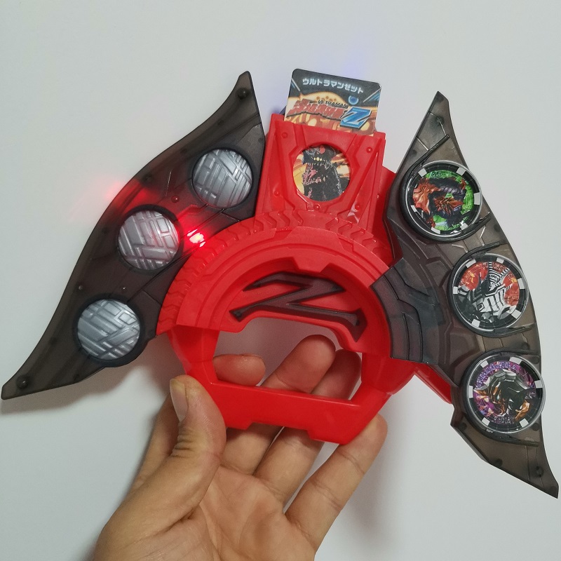 泽塔奥特曼升华器变换声光变身器儿童玩具黑暗光明怪兽勋章收纳盒