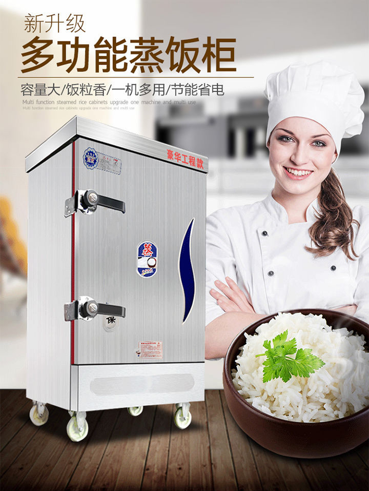 蒸饭车电蒸箱电蒸饭柜商用380v220v蒸饭机蒸米饭的蒸箱标努天然气商用