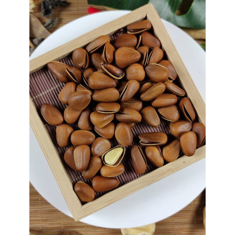 梅河口松子吉林特产东北松子坚果开口松子坚果炒货网红休闲零食超大