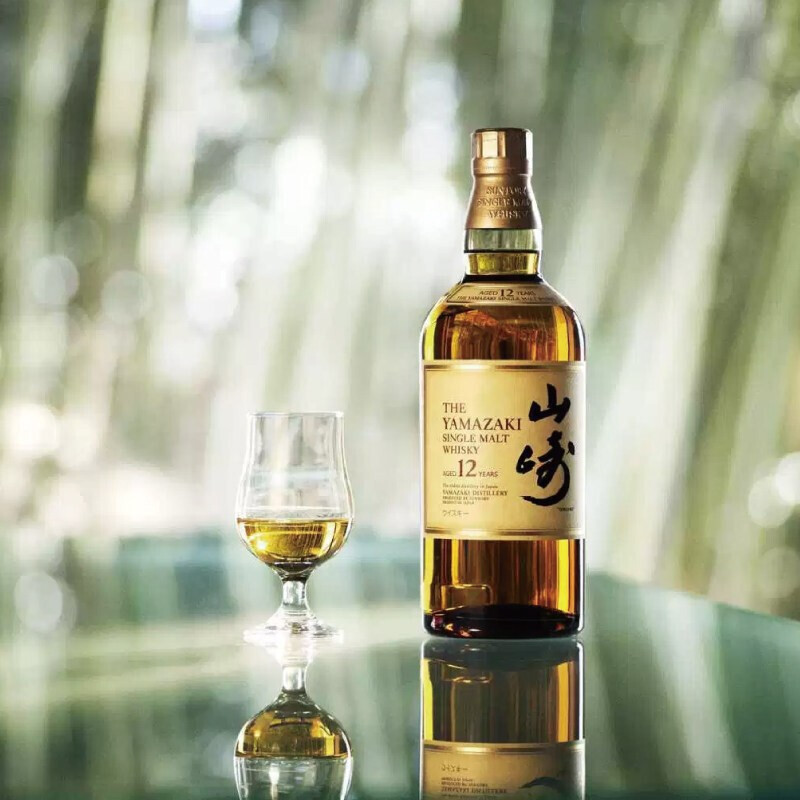 山崎yamazaki1923 单一麦芽威士忌 700ml 洋酒 三得利无盒 山崎12年有
