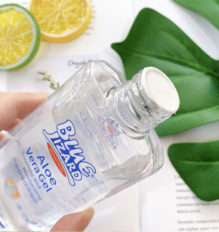 蓝蜥蜴芦荟胶213ml晒后修护舒缓凝胶镇静肌肤保湿滋润天然温和七夕送