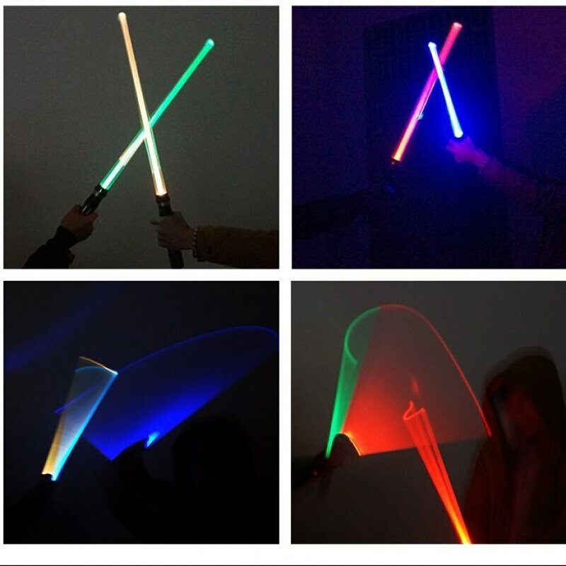 定制星球大战光剑儿童激光剑玩具荧光棒发光剑男孩闪光刀剑玩具单只