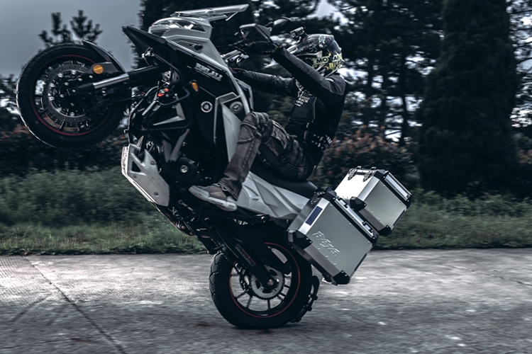 原装正品 新款摩枭mt长途休旅机车摩旅摩托车拉力车400cc双缸电喷水冷