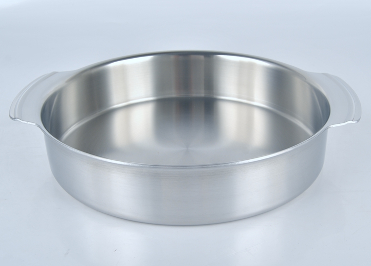 水果碟加厚316不锈钢盘子碟方形盘零食碟小煎盘可加热暖菜盘161820cm