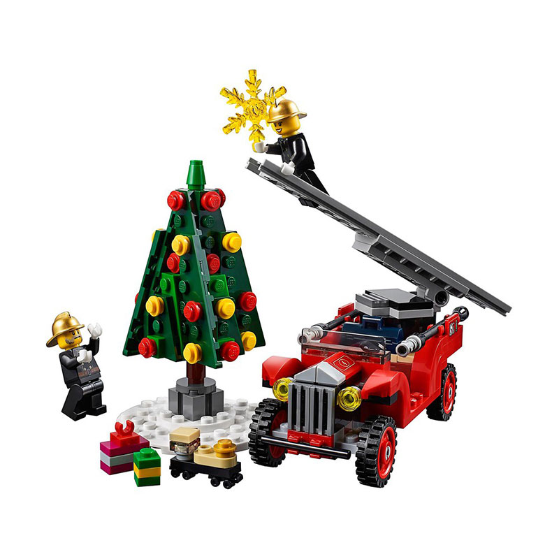 lego乐高创意街景系列10263冬季消防局圣诞礼物男女积木拼搭益智