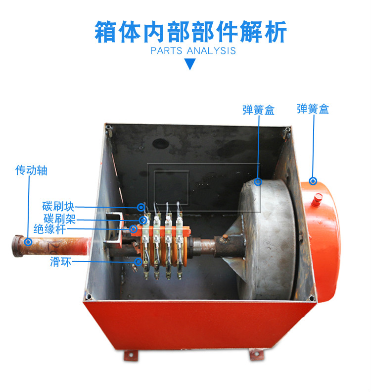 龙门吊卷线器电缆卷筒行车收线器卷线机滚筒起重机jtd弹簧盘线器80100