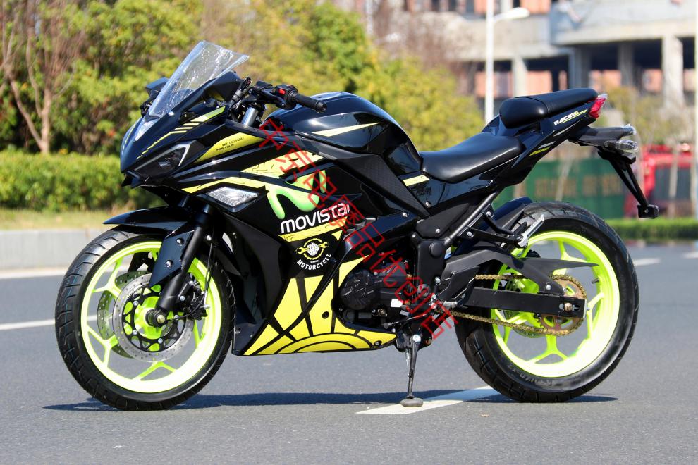 定制全新小忍者v6摩托车跑车双缸400国四电喷公路赛r3重型机车可上牌