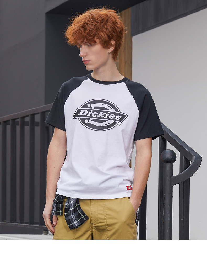 dickies短袖t恤男迪凯斯官方22夏新情侣logo印花帝克t恤男休闲潮棉