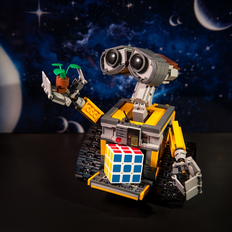 瓦力机器人积木大电影系列遥编程控拼装男孩子成年人玩具 视频同款高