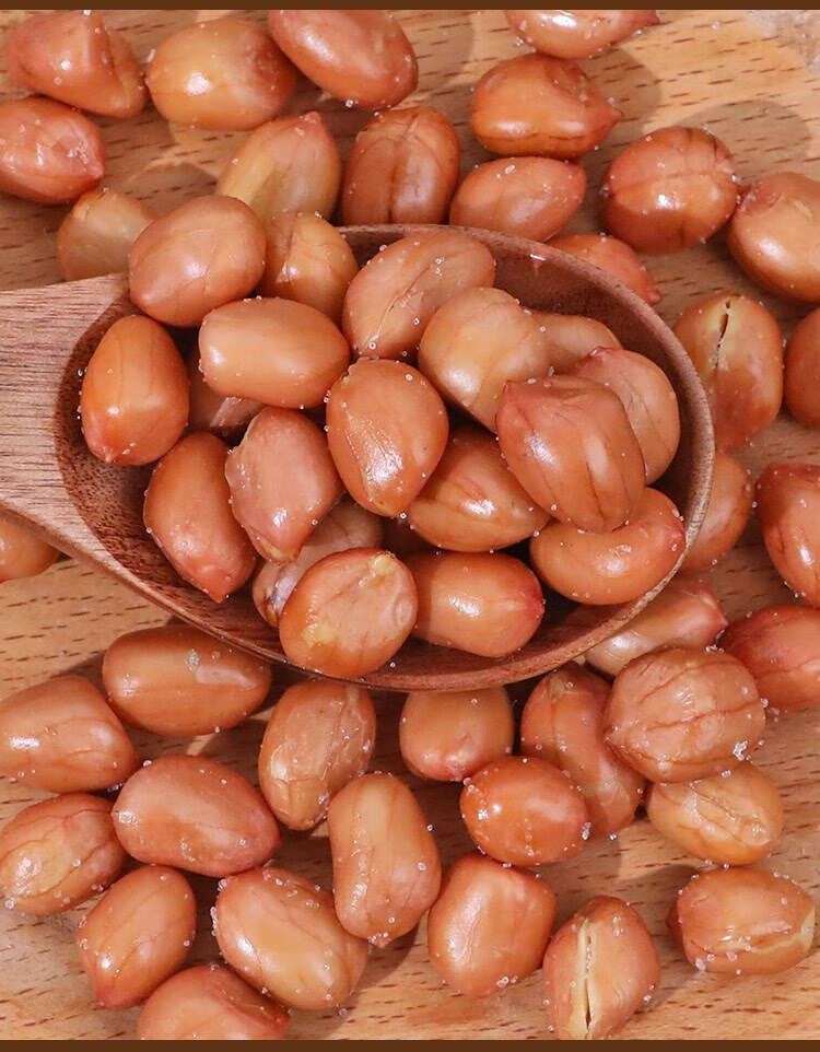 香酥油炸花生米熟红皮花生袋装咸味原味5斤餐饮商用装下酒菜零食 油炸