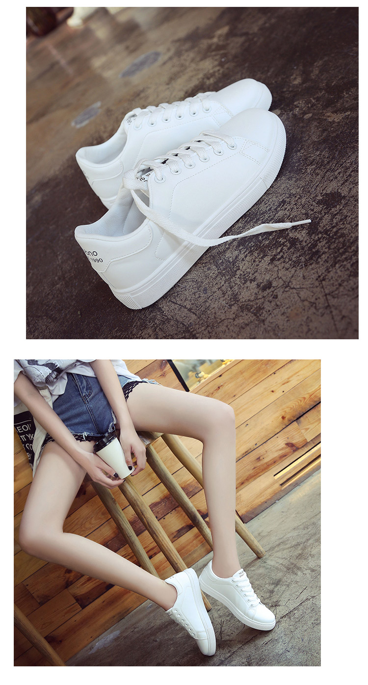 春天穿的女生初中生平板鞋小白鞋春款春秋高中学生女鞋平底厚底休闲