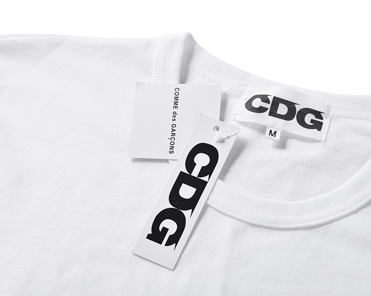 vansetu日系潮牌春夏新款手臂cdg play长袖t恤男女情侣同款打底衫纯棉