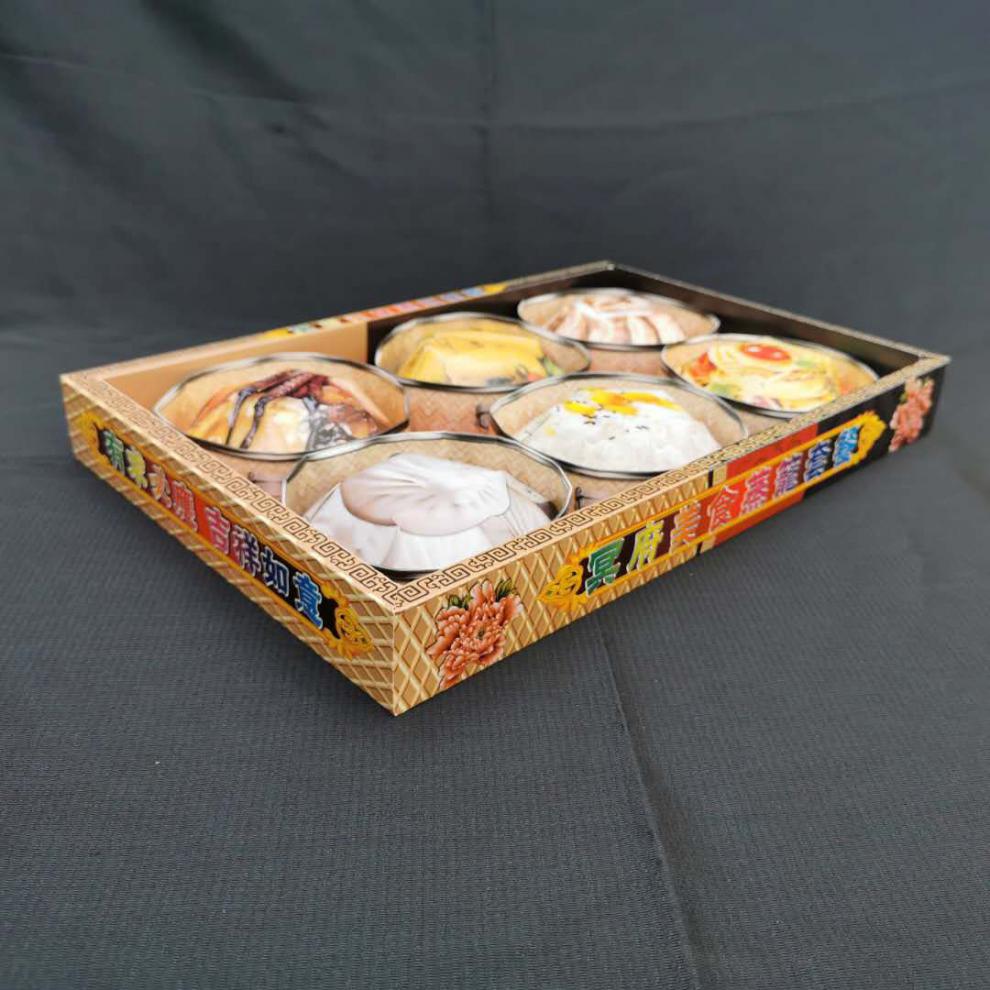 冥府祭祀供品食品 包子饺子面条烧鸡汤蒸笼全套 清明上坟扫墓祭祖