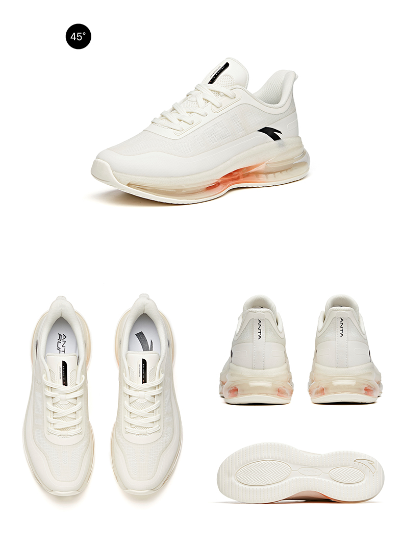 安踏泡泡气垫鞋跑步鞋男鞋2020冬季新款轻便减震全掌气垫运动鞋男