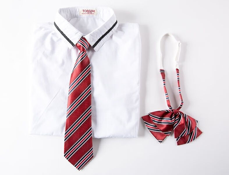 儿童儿童小孩英伦蝴蝶结男童女童小学生中学校服表演领花领带套装h1小