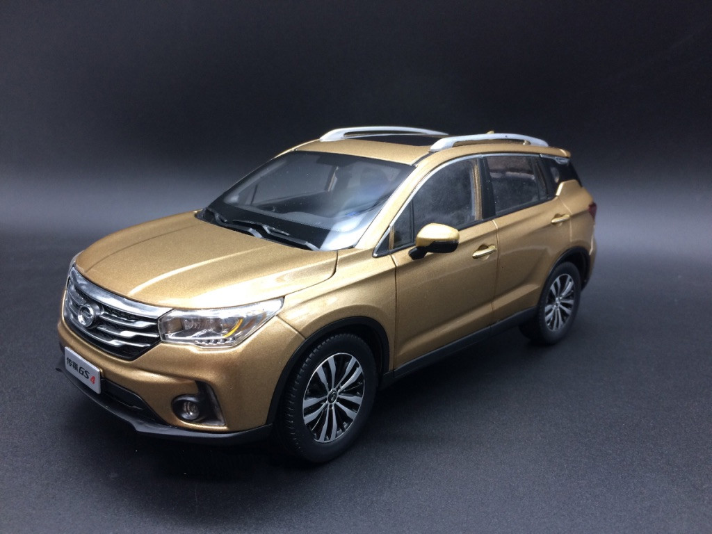 广汽传祺gs4车模1:18原厂trumpchi精品汽车收藏模型礼品摆件 闪耀金