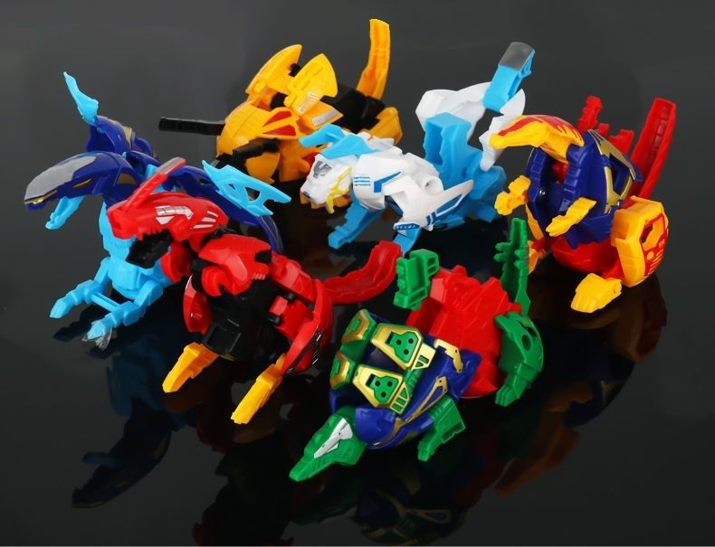 咖宝蛋神变形蛋提拉轰米拉轰特拉轰恐龙霸王龙三角龙儿童男孩玩具 棘